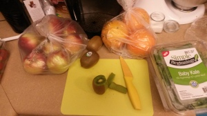 Some of my yummy juice ingredients. 